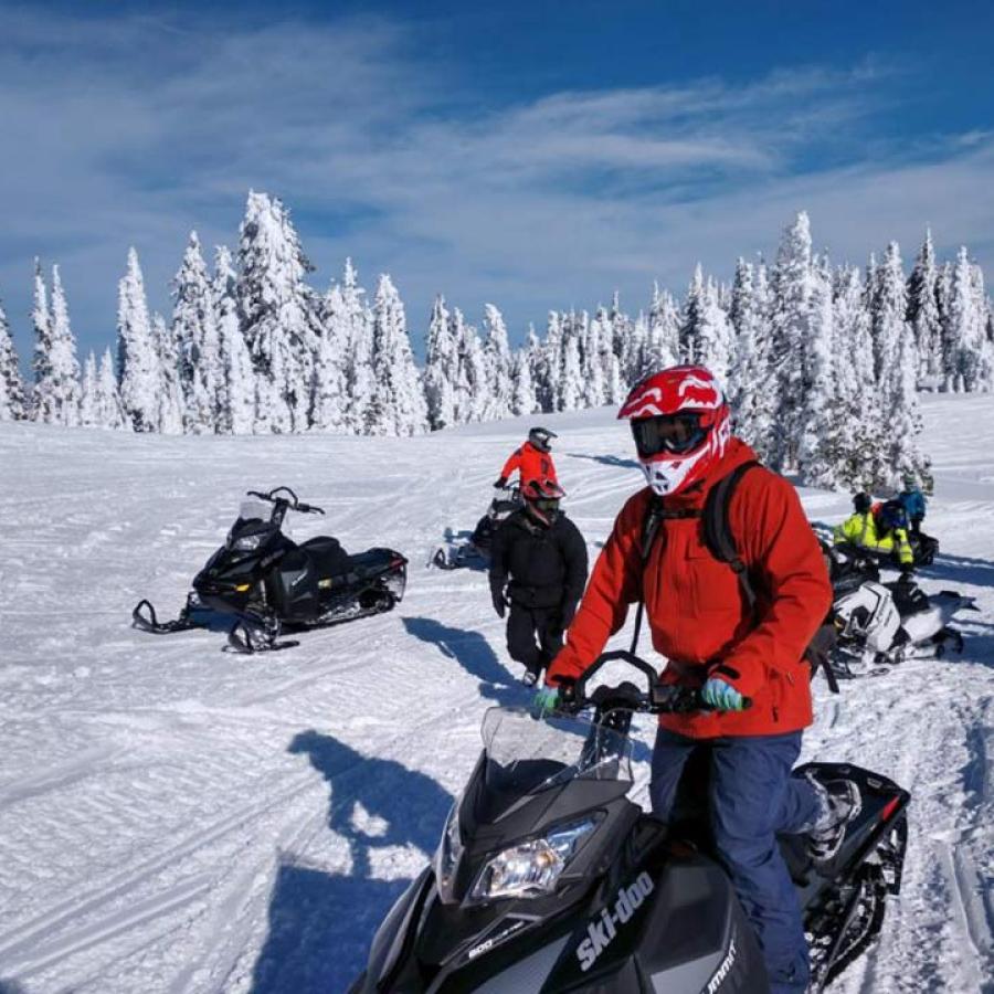 Island Park Snowmobiling